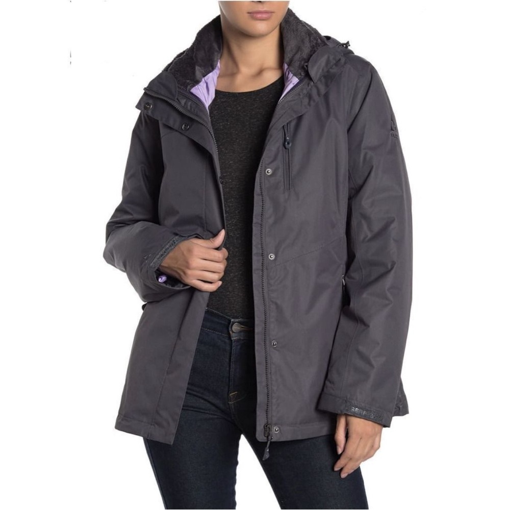 Gerry - 2 piece Ski Jacket - Grey / Purple, L